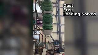 Αγωγός φόρτωσης χωρίς σκόνη, ενσωματωμένος τηλεσκοπικός αγωγός φίλτρου σκόνης