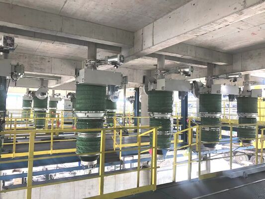 Dust free loading chute,built-in dust filter loading bellow telescopic chute for cement